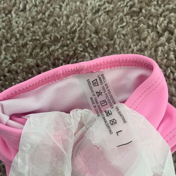 The X Collection Rhinestone Pink Medium Swimsuit (Bikini ,Top & Headband ) - Picture 6 of 6